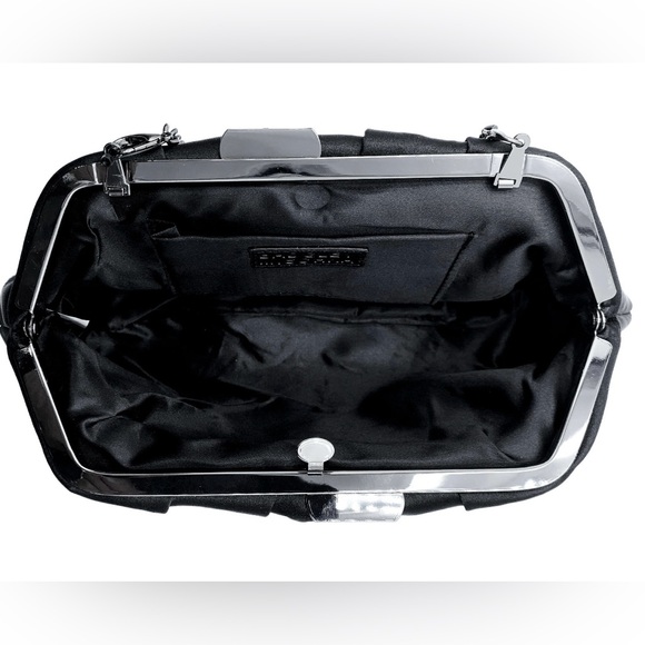 Badgley Mischka Floral Embellished Satin Evening Bag - Picture 3 of 4